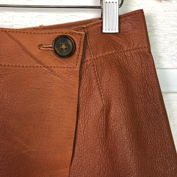 ILLIA Buckskin Suede Asymmetrical Wrap Skirt - Picture 2 of 6